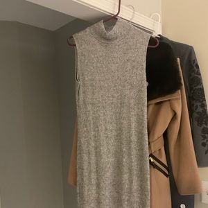 Fitted sweater dress. Angora